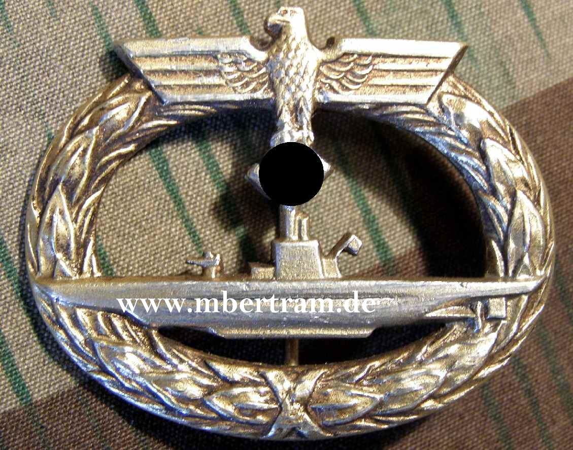 U-BOOT KRIEGSABZEICHEN, "GWL-Gebrüder Wegerhoff"