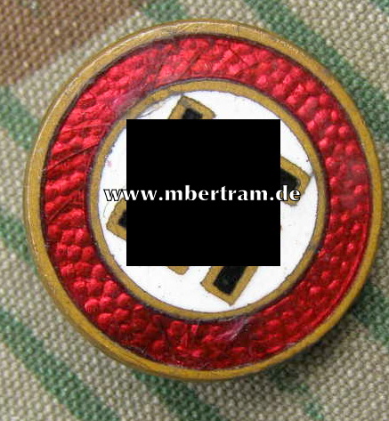 NSDAP Sympathieabzeichen um 1930, Form Parteiabzeichen