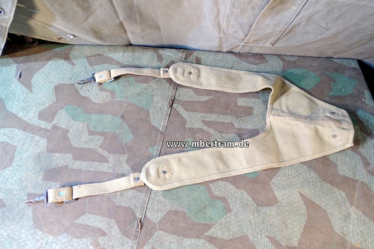 WWII WW2 US Army Medic Equipment Field Kit Suspenders Webbing