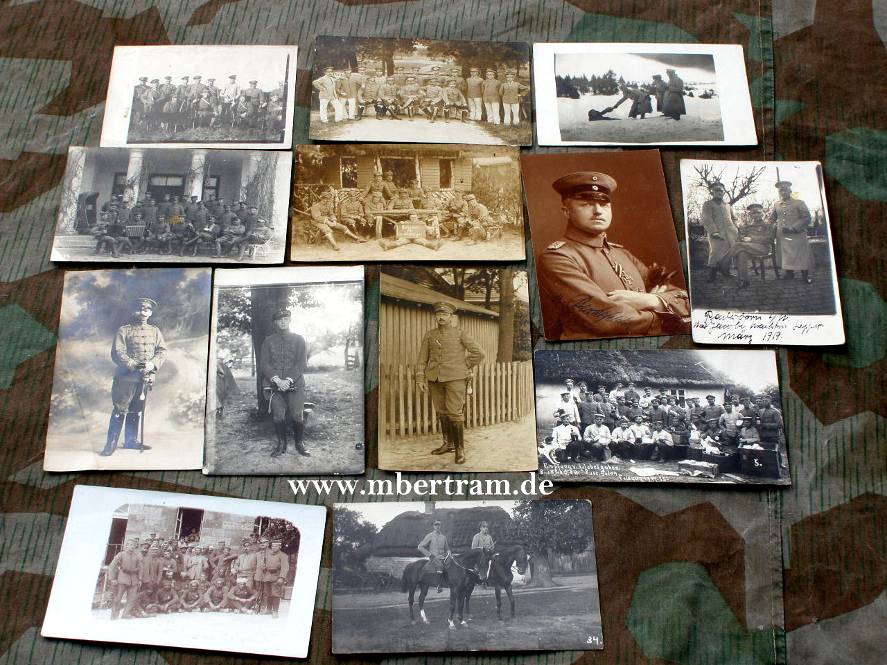 13 Fotos Husaren Rgt. No 8, II Esk. Paderborn Westfalen