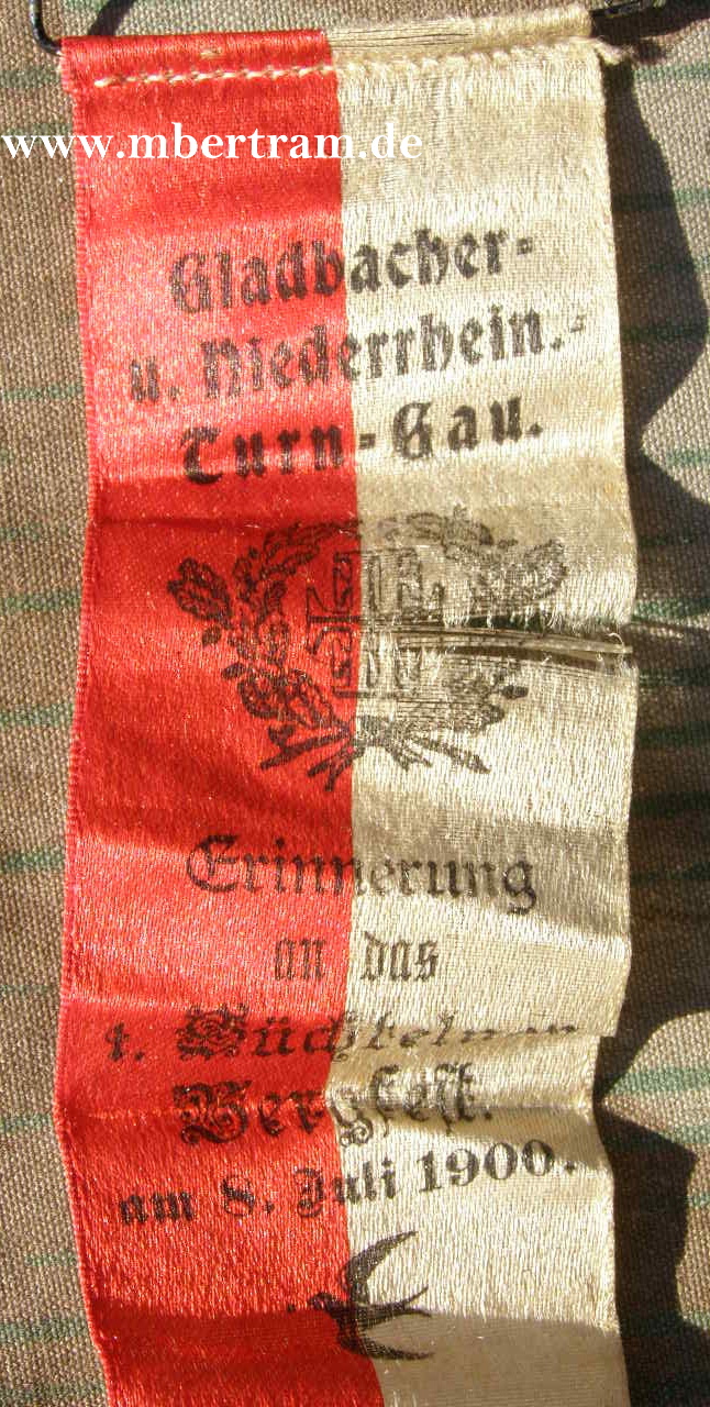 Erinnerung an das 1. Süchtelner Bergfest am 8. Juli 1900