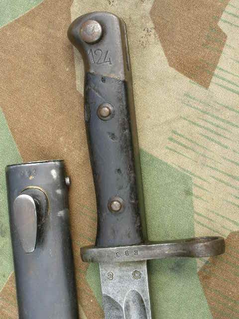 Bajonett Chile 1895, Weyersberg Kirschbaum &amp; Co, SG, Nrgl.