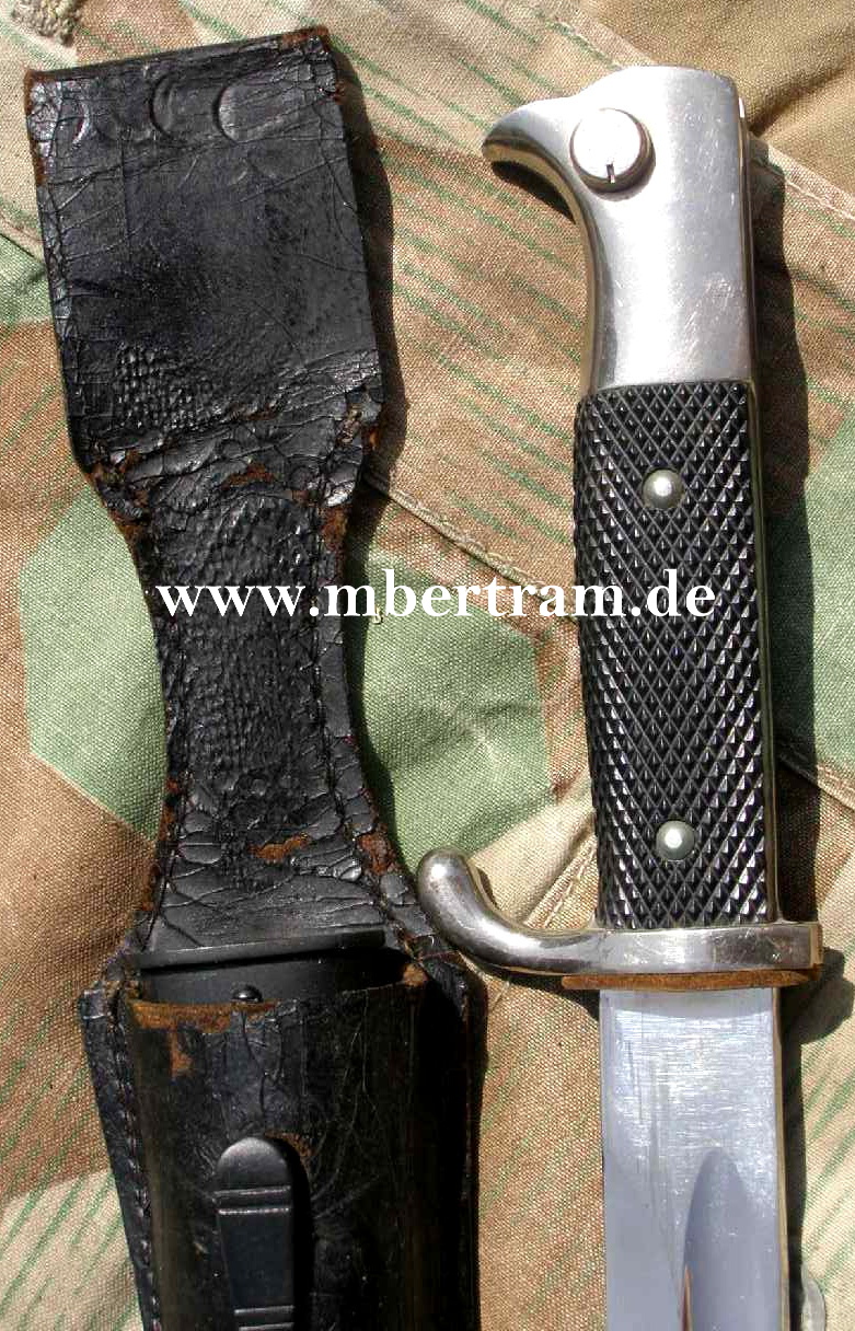 Wehrm. Ausgeh Seitengewehr KS 98, Koppelschuh, Gräfrath