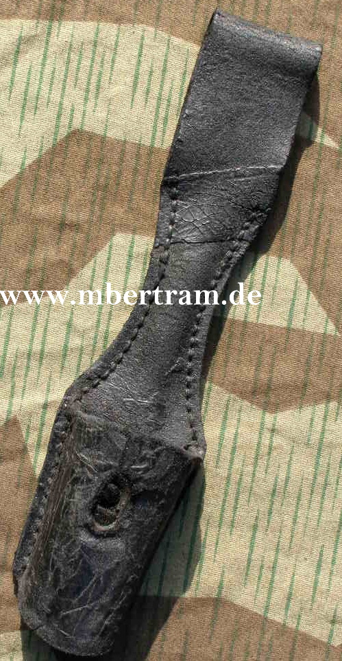 Koppelschuh Ausgeh Seitengewehr / Bajonett K98, schw.Leder