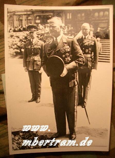 Pressefoto LW: General der Flieger Staatssekretär Milch 1937