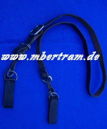 Schulterriemen HJ / NSKK/ SS/ NSFK, 2 Schlaufen, schwarz