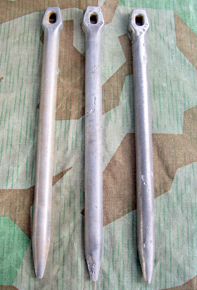 3 Wehrmacht Zeltheringe
