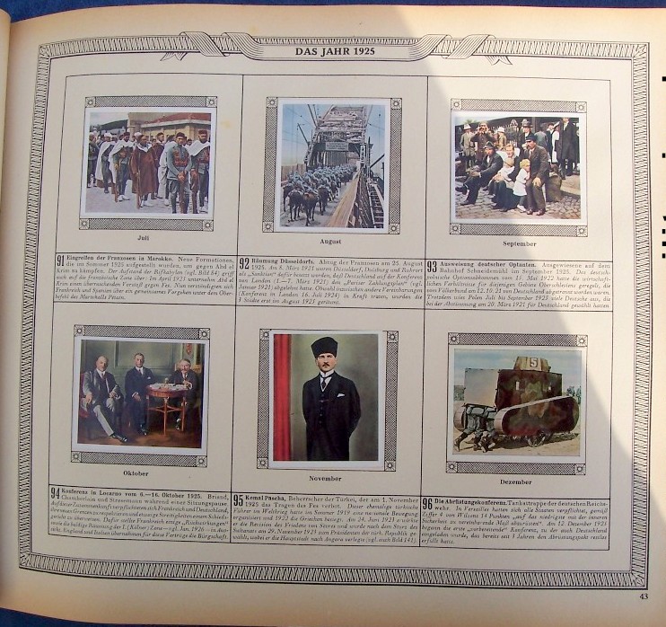 Zigarettenbilder Album "Die Nachkriegszeit 1918-1934"