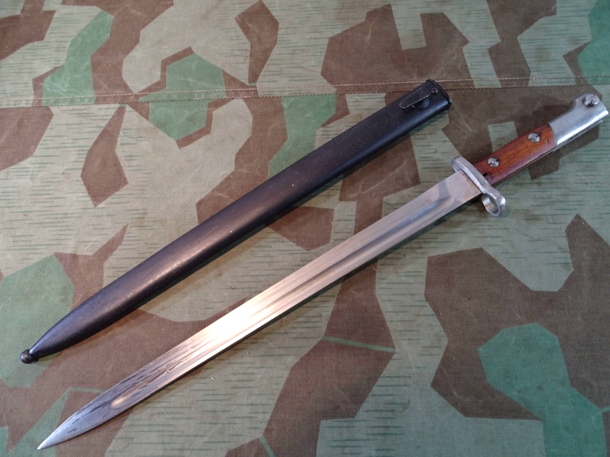 Belgien: Bajonett FN 98 lang M 1949. Schöner Zustand Belgien: Bajonett FN 98 lang M 1949. Schöner Zustand