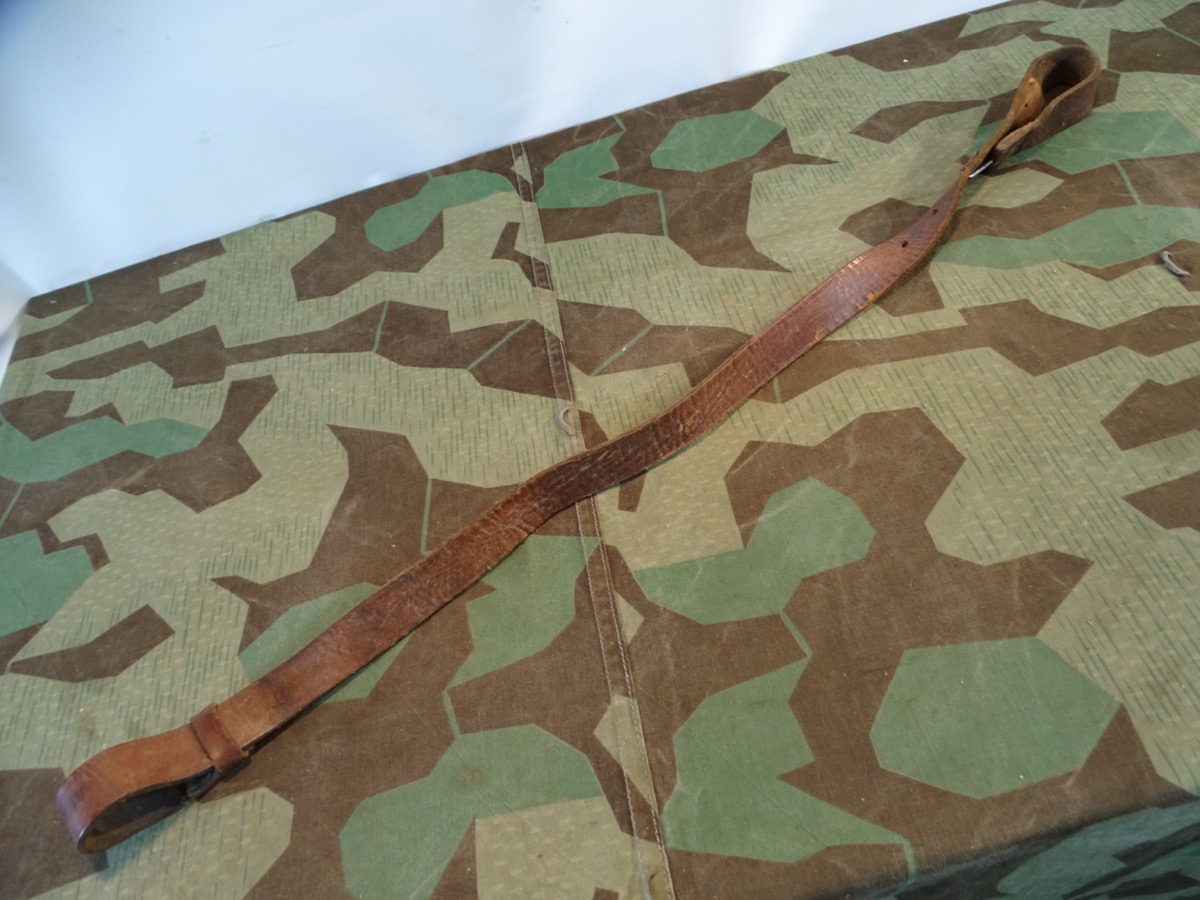 Brauner Leder Trageriemen für Steyr Mannlicher M 95 Karabiner, vereinfachte Fertigung um 1917