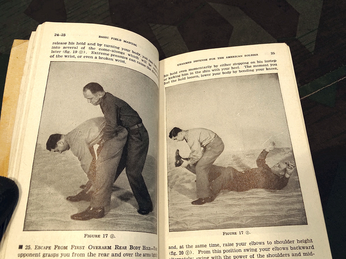 War Department Basic Field Manual, Unarmed defense of the american Soldier 1942