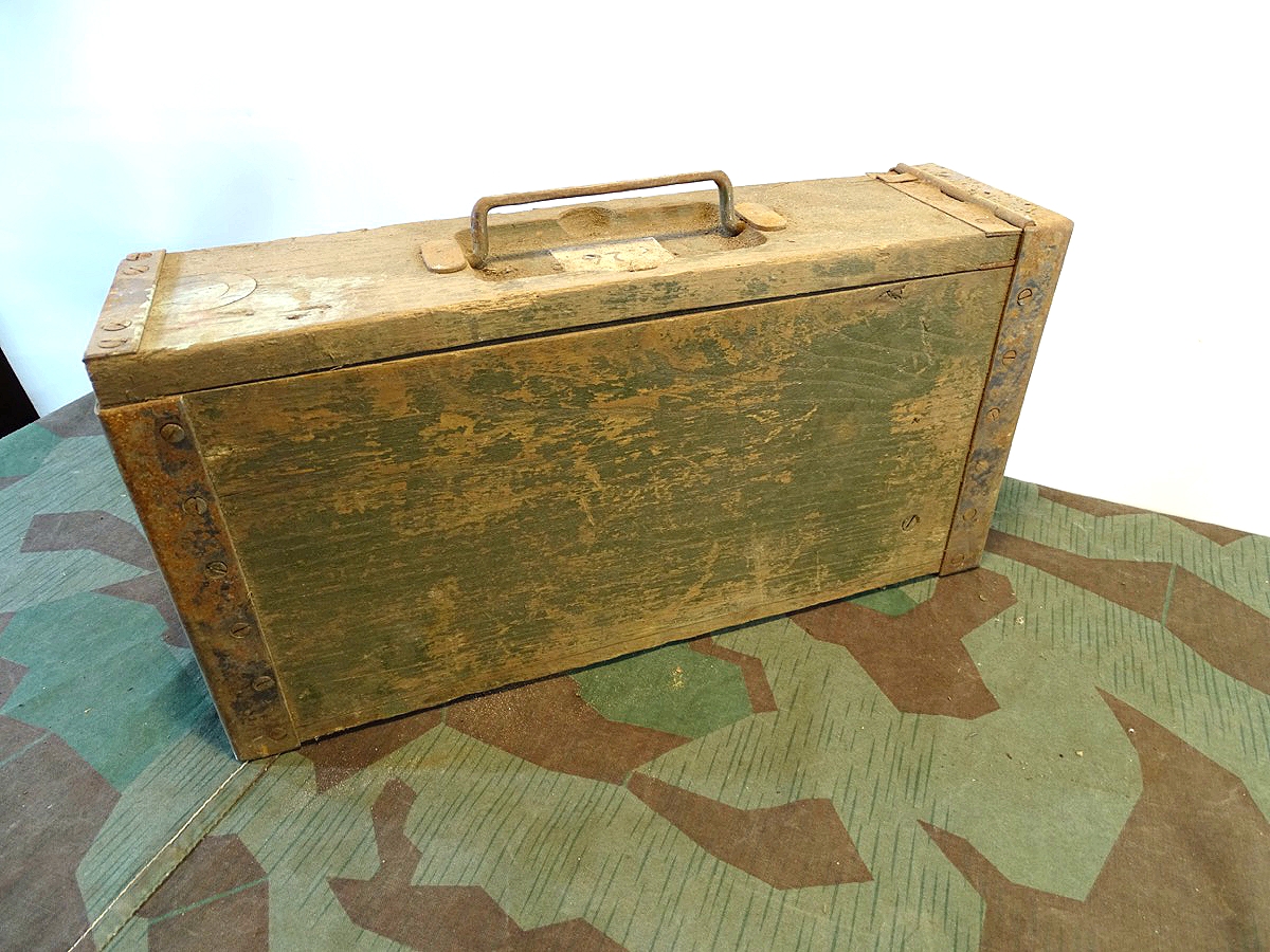 MG 08 Werkzeugkasten I.Weltkrieg mit Einteilern