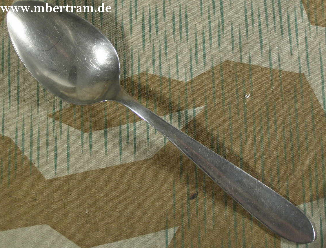 Wehrmacht Löffel, Stahl Rostfrei, Adler, Hst.:PBCM 1942