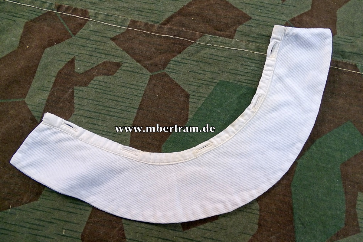 Kragen zu Krankenschwesterntracht, ggf. 40er Jahre. Ca. 33x6,5cm, Trägeretikett