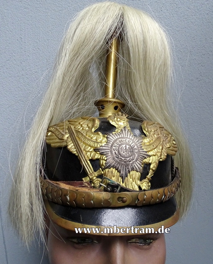 Preußen Pickelhaube Fähnrich Garde-Infanterie um 1910