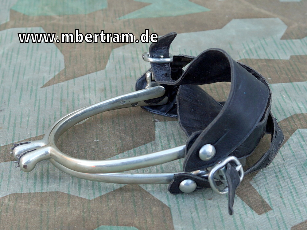 Kavallerie Offizierssporen mit Sporenriemen