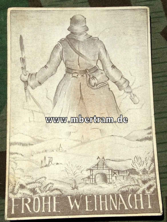 Propaganda Postkarte -  Frohe Weihnacht, 21.12.39