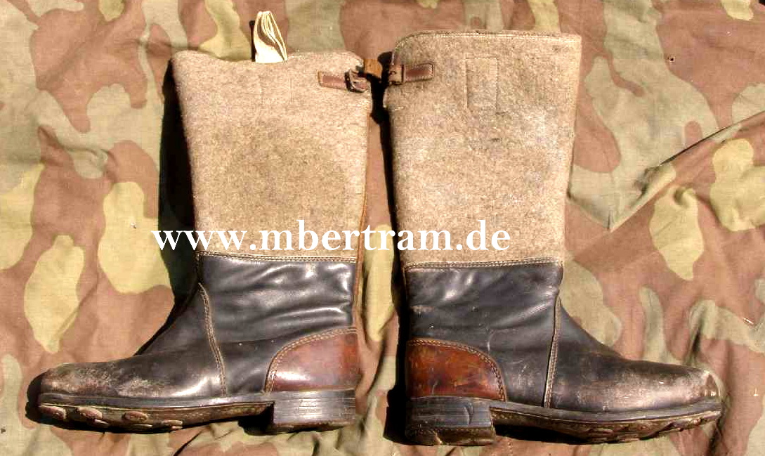 WH Winterstiefel Mannschaften 1944, Filzschaft. RB Nr.