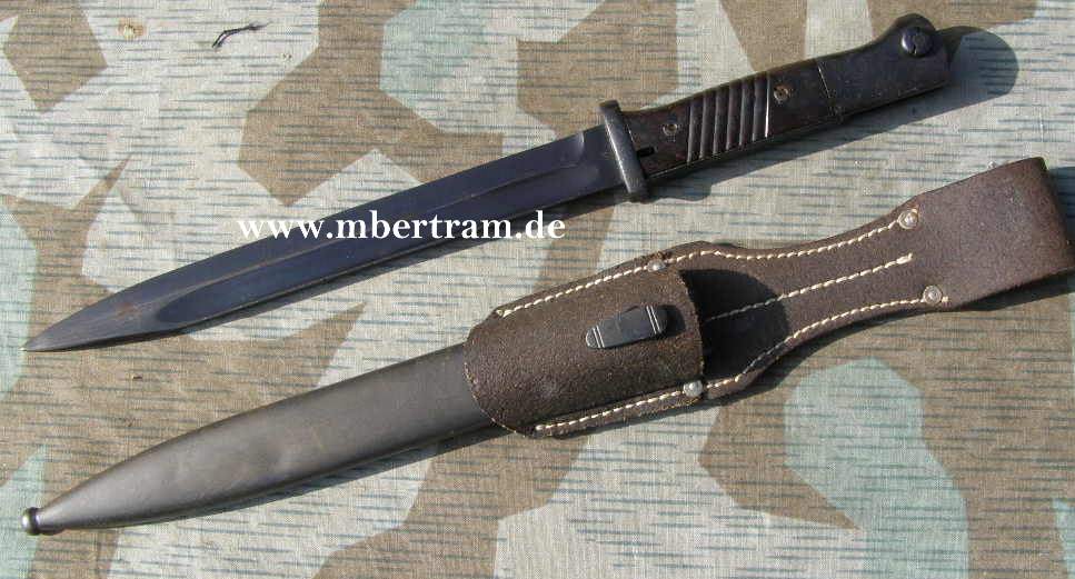Wehrmacht K 98 Seitengewehr M1884/98 mit Koppelschuh