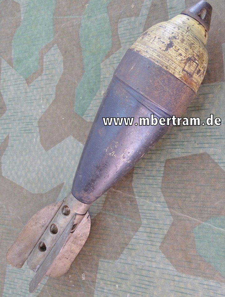 Deko Werfer Granate 81mm mit Zünder