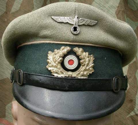 Wehrmacht Mannschafts Schirmmütze Inf., apptiert z. Panzer