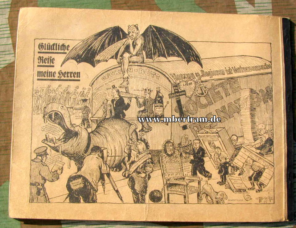 Saarkampf-Karikaturen aus "Der Rufer im Warndt",1935