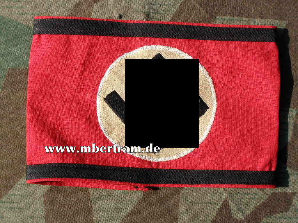 Armbinde Allgemeine SS , mehrteiliges Stück