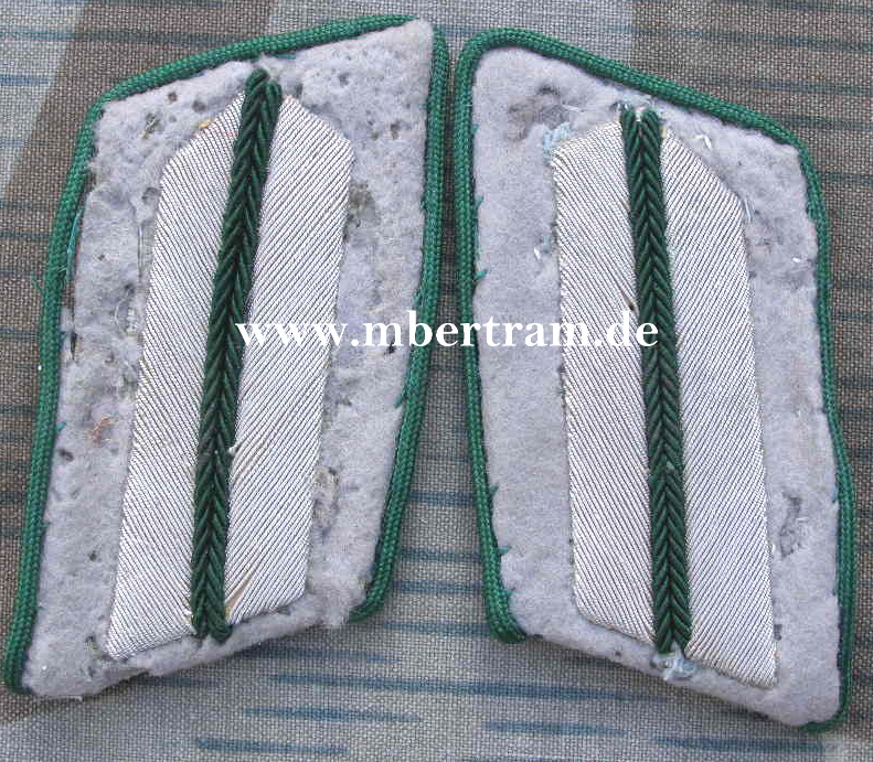 8838-1 Paar Kragenspiegel Sonderführer der Wehrmacht. Selten