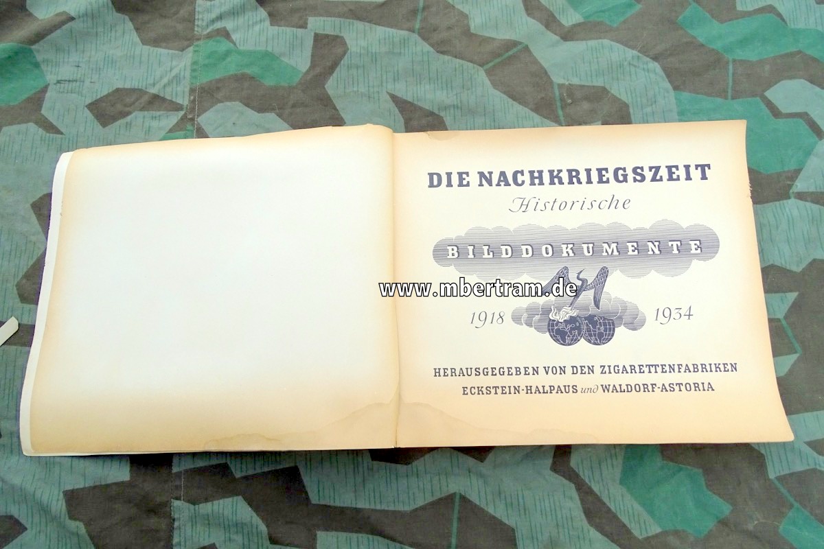 Sammelbilderalbum " Die Nachkriegszeit 1918-1934"