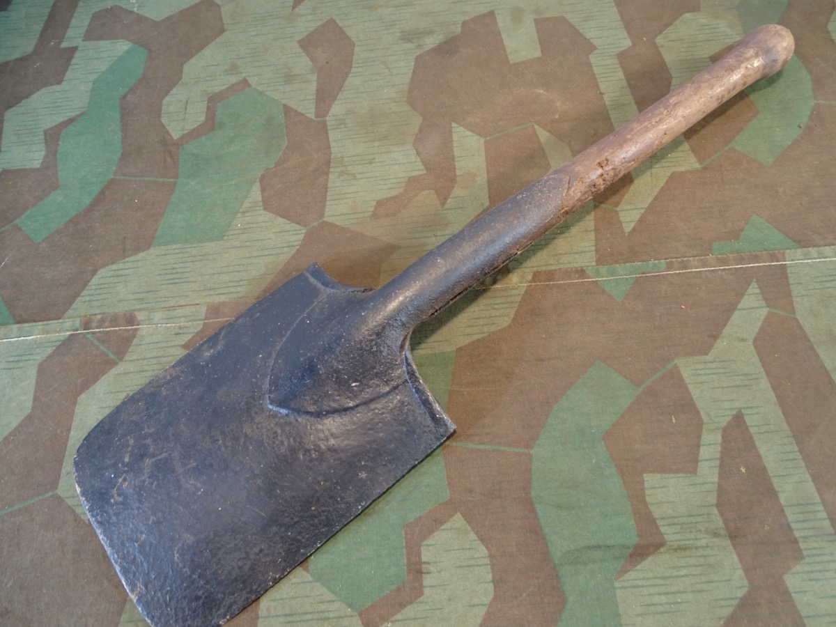 Wehrmacht Schaufel / Schanzspaten / Feldspaten, Zustand 3-4