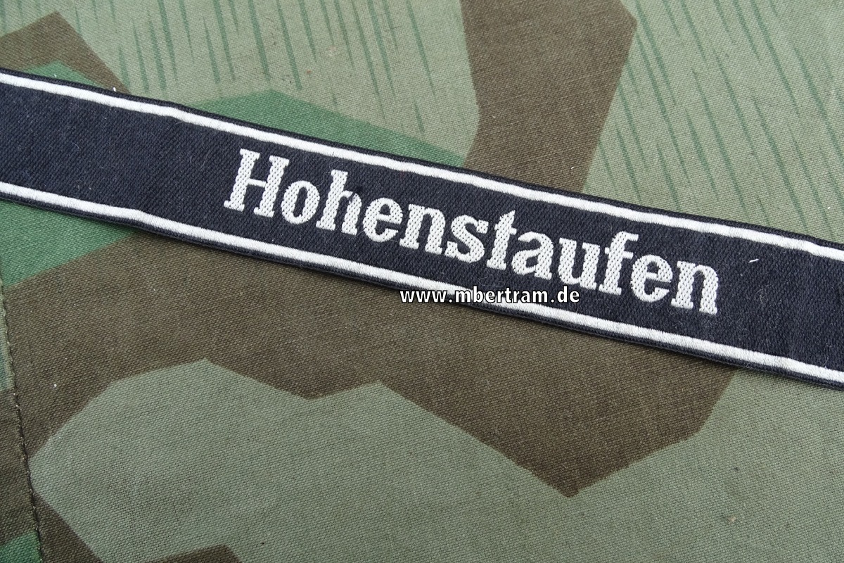 Replik: Ärmelband Hohenstaufen aus Wuppertaler Fertigung, Unikat in Deutschland