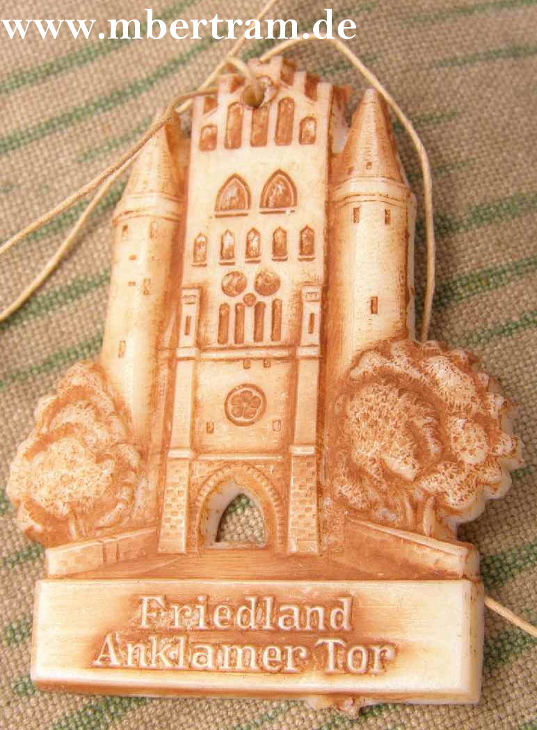 WHW/ DRK 1940/41 Kunststoff Abz.: Friedland Anklammer Tor