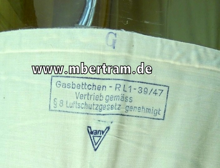 13511-45a7aece49d13f Komplettes Luftschutz Gasbettchen in Originalkarton mit Zubehör