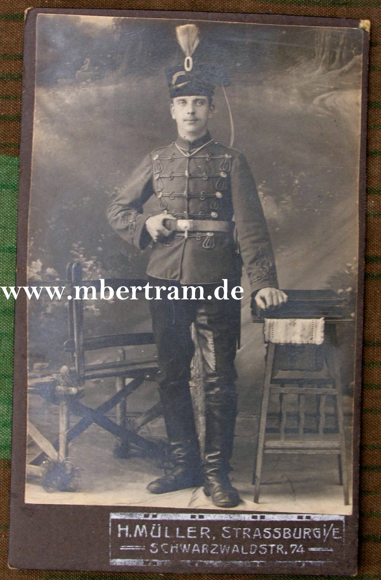 Husar des 2. Rheinisches Husaren-Regiment Nr. 9, Strassburg