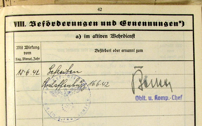 624-3 Wehrstammbuch Nahkpf Ausbildung, Pz.Vern.abz.,EK2, NkSp.