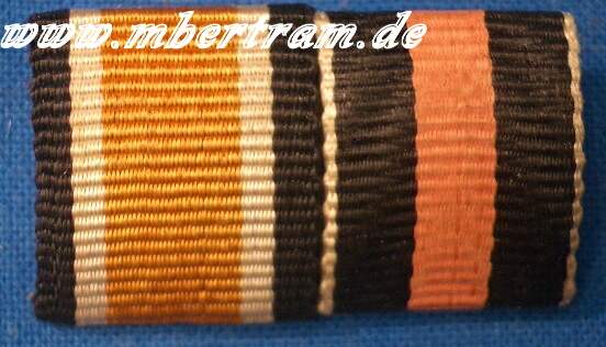 2er Bandspange, EK 2. Kl. 1939, Medaille 1.Oktober 1938