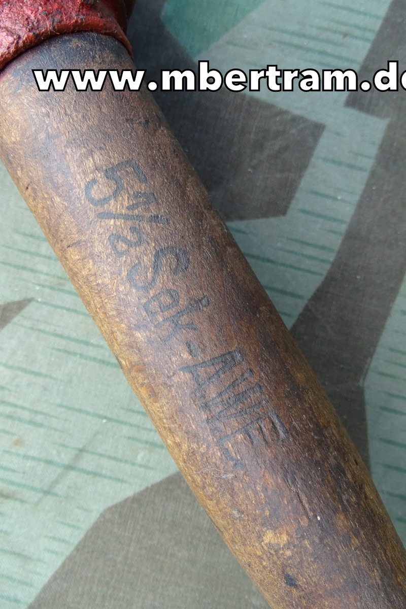 Deutsche Übungs Stielhandgranate M 15 - für pyrotechnischen Knallsatz.