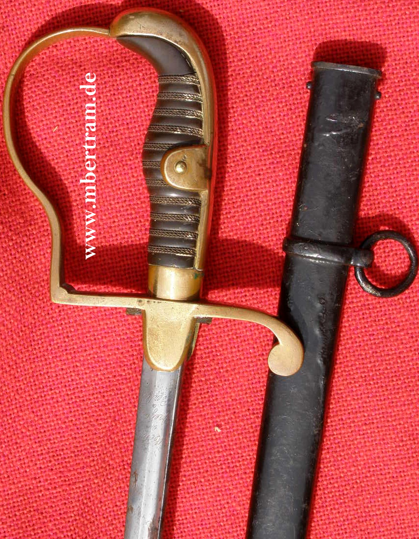 Preußen Füsilier Offizierssäbel , " Eisenhauer"