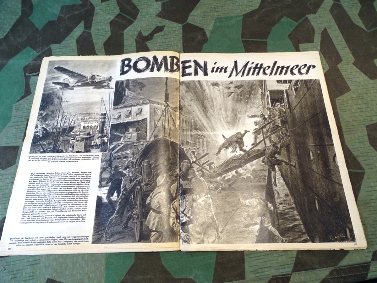Luftwaffen Zeitschrift " Der Adler", Heft 26, 24.12.1940, Westfeldzug Luftwaffen Zeitschrift " Der Adler", Heft 26, 24.12.1940, Westfeldzug