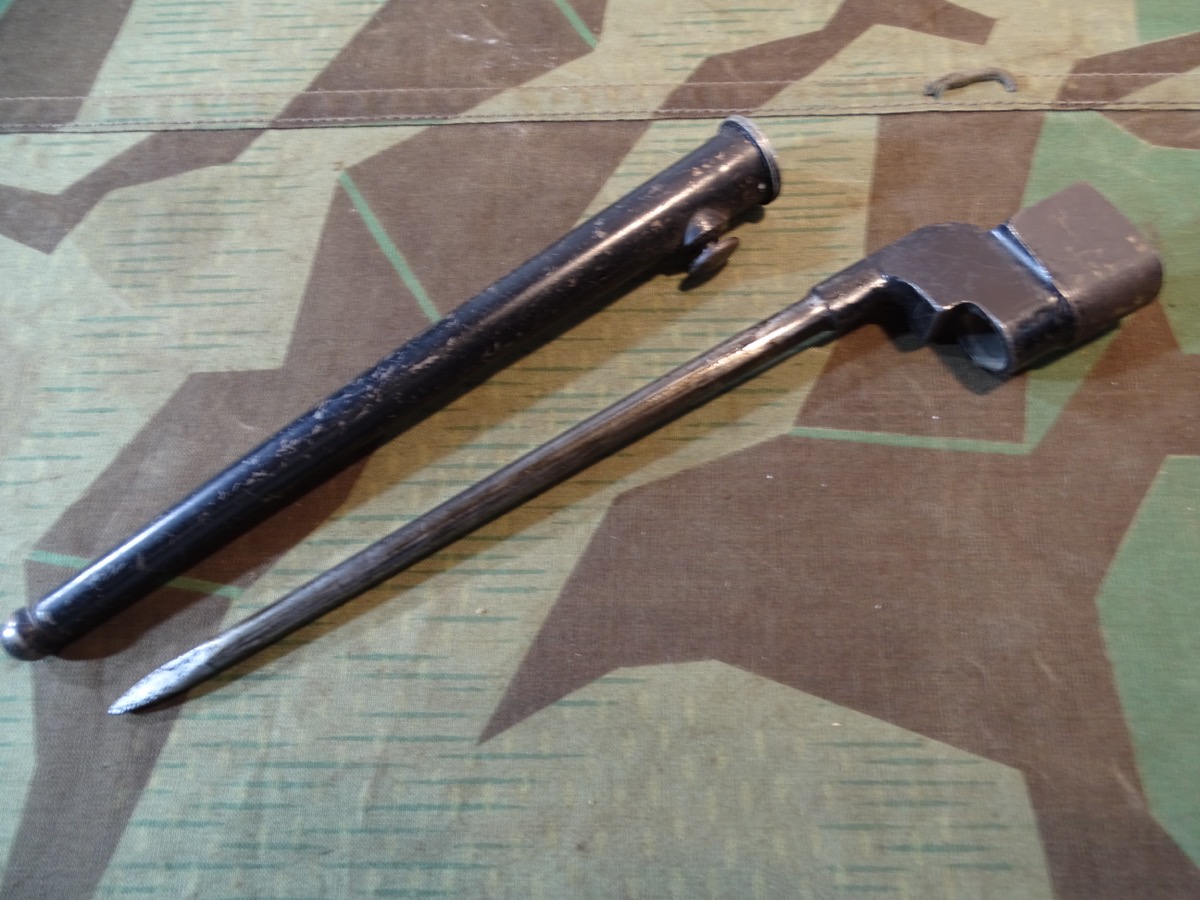 Englisches Spike-Bajonett No4 MK2 (Nadel-Bajonett). 