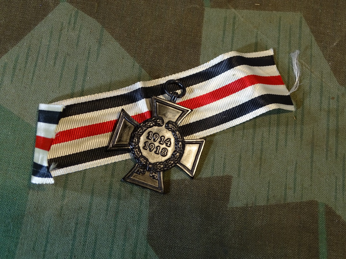 Ehrenkreuz für Witwen und Waisen 1914-18 ,Hst.: Hst.: W - Wernstein Jena, am Band