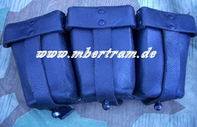 K98 3er Munitionstasche spät.Mod., O. Koberster, Landsberg