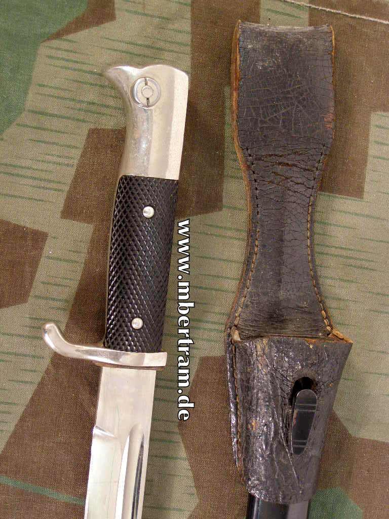 WH Langes Extra Seitengewehr KS 98, Puma, Koppelschuh.