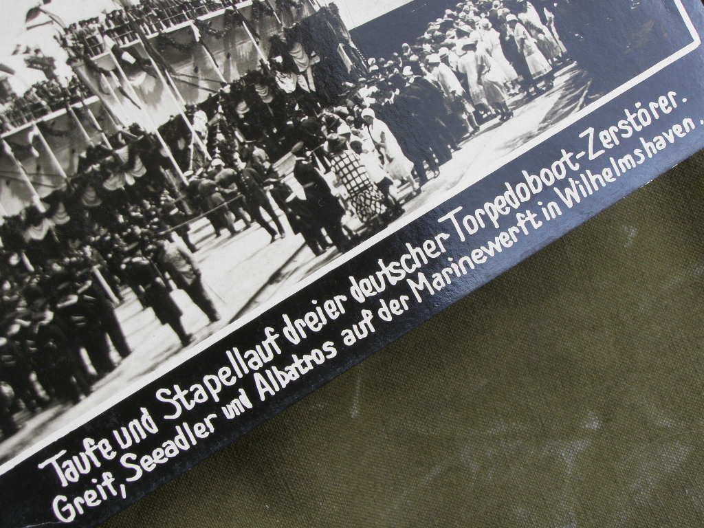 Taufe und Stapellauf deutscher Torpedoboot - Zerstörer