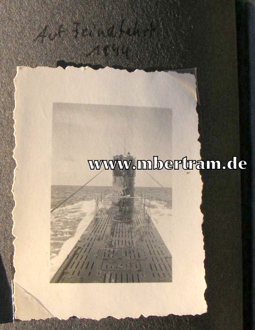 13620-48 Dienstzeit Fotoalbum U 552, Kommandant Erich Topp SELTEN !
