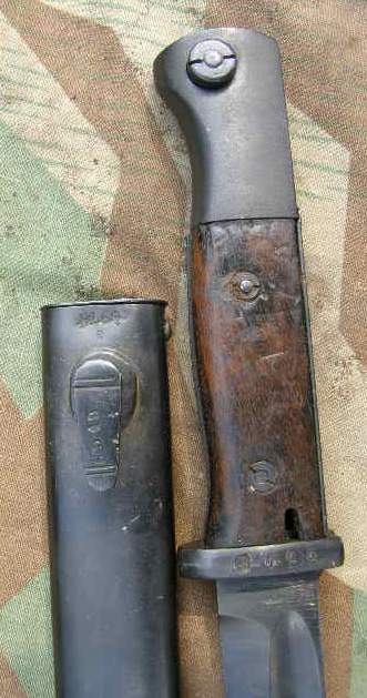 4037-1 SEITENGEWEHR 84/98 Wehrmacht, S/ 178 G, Hörster, nrgl.