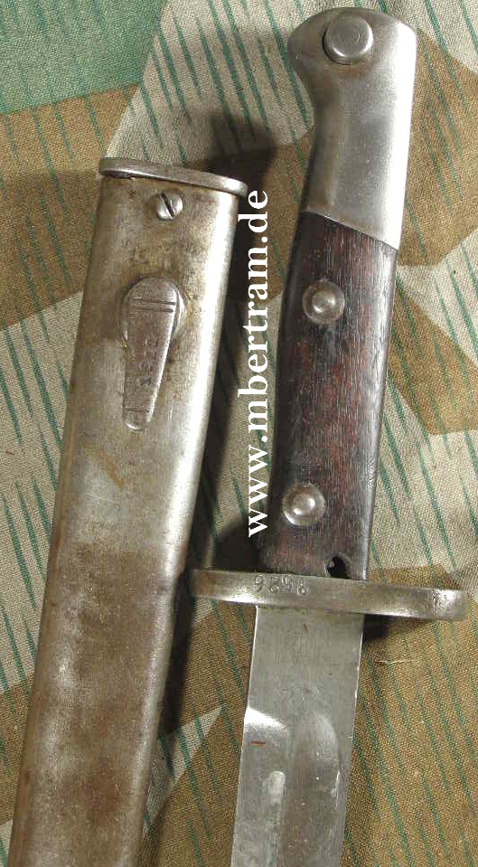 Portugal Mauser Bajonett Modell 1904. Deutsche Produktion