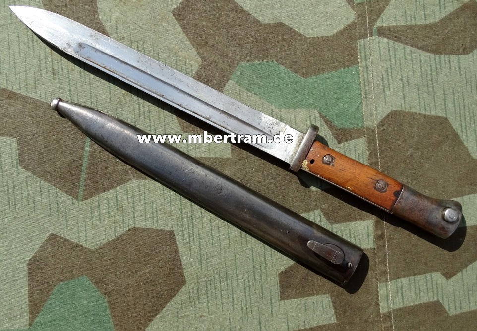 Seitengewehr 84/98 " Möwe Werke Walther & Co Mühlhausen i.Thüringen". 1915