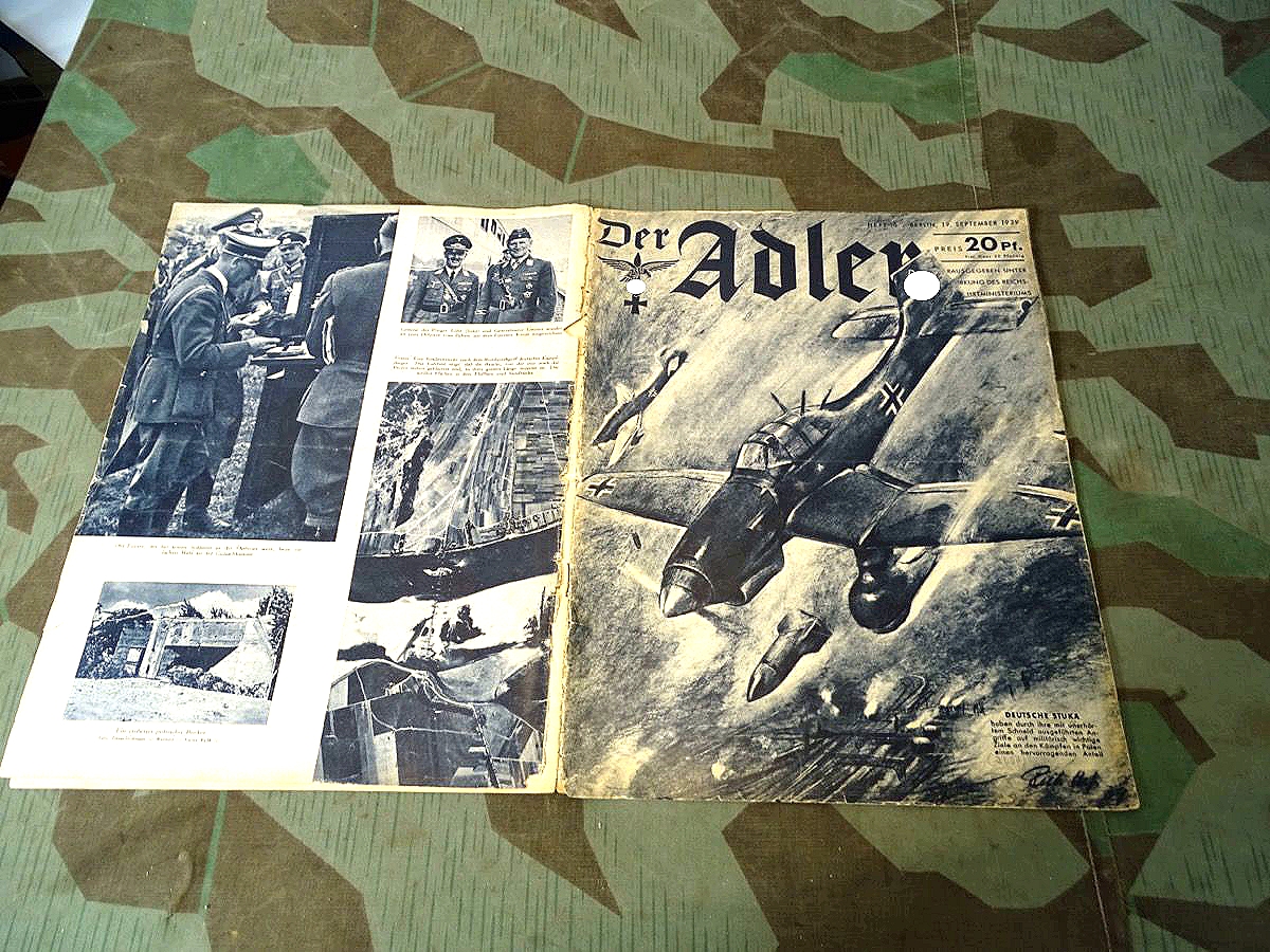 Der Adler, Heft 16 - 1939,  Zeitschrift der Luftwaffe, Stukas greifen an