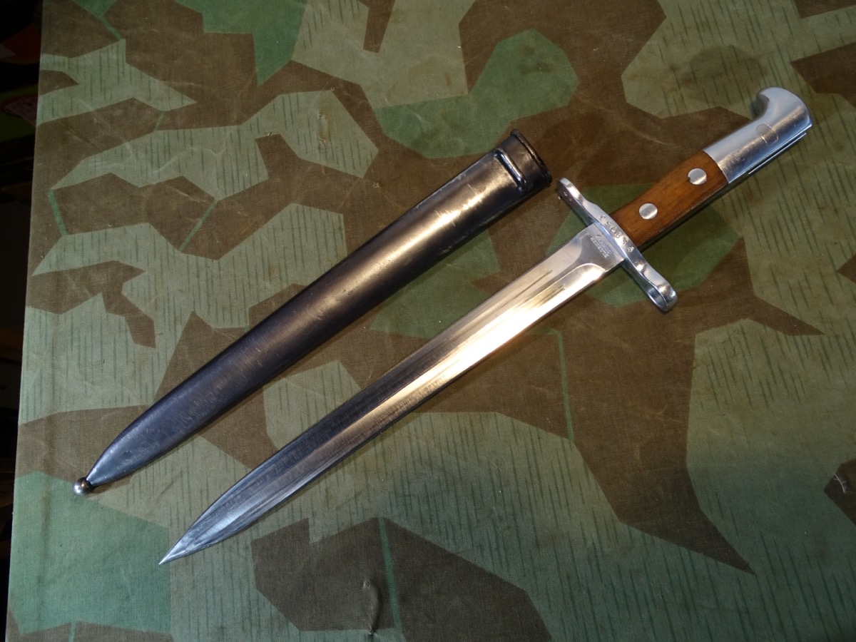 Schweiz Messerbajonett M18, nahezu neuwertig  Hst.: "Elsener Schwytz "